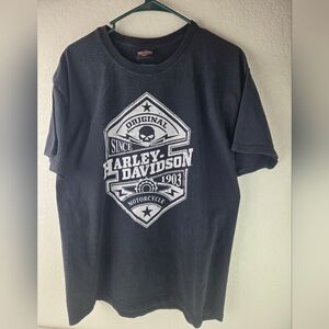 Harley Davidson Big Rivers Netherlands Shirt Men's Size Large Pre-owned